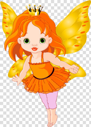 Fairies Clipart Baby Fairy   Beautiful Cartoon Fairy  HD Png Download