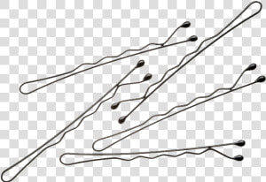 Drawing Of Bobby Pins  HD Png Download