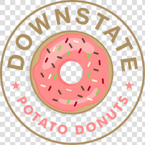 Downstate Donuts Copy   Circle  HD Png Download