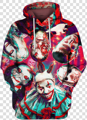 3d American Horror Story Hoodie   Jason Voorhees  HD Png Download