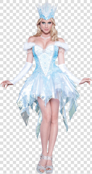 Womens Sexy Snow Queen Costume   Snow Queen Costume  HD Png Download