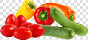 Tomatoes Cucumbers And Peppers  HD Png Download