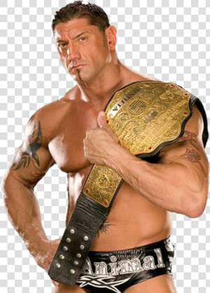  batista  wwe  wweedit  theanimal   Batista Wwe World Heavyweight Championship  HD Png Download