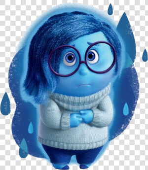 Sadness Panda Free Images   Blue Inside Out Character  HD Png Download