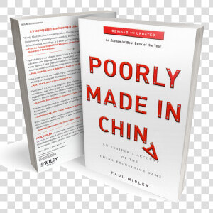 Poorly Made In China Book  HD Png Download