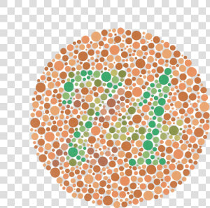 Color Blindness Test   Can You Read The Number  HD Png Download