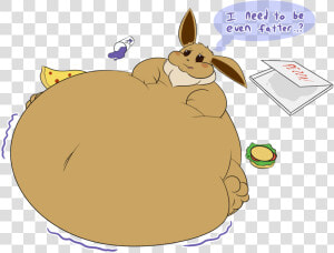 Eevee But He S Fat And Stuff   Fat Eevee  HD Png Download