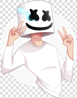 Marshmello Png Image Background   Marshmello Fanart  Transparent Png