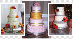 Custom Cakes By Jen Collage Home Page   Wedding Cake  HD Png Download