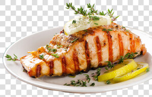 Salmon With Lemon  amp  Thyme   Menu Makan Siang  HD Png Download