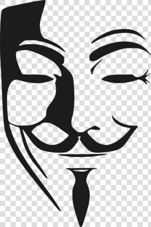 Anonymous Mask Png Download Image   V For Vendetta Mask Clipart  Transparent Png