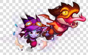 Thumb Image   Dragon Trainer Tristana Dragon  HD Png Download