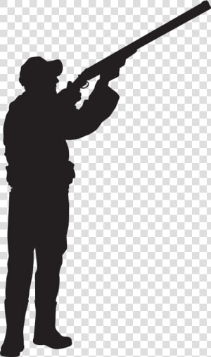 Silhouette Clip Art Hunter   Transparent Hunter Clipart  HD Png Download