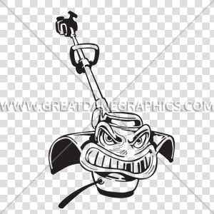 Lawn Mower Clipart Sketch   Transparent Weed Eater Clip Art  HD Png Download