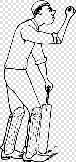 Grumpy Cricketer Clip Arts   Clip Art  HD Png Download