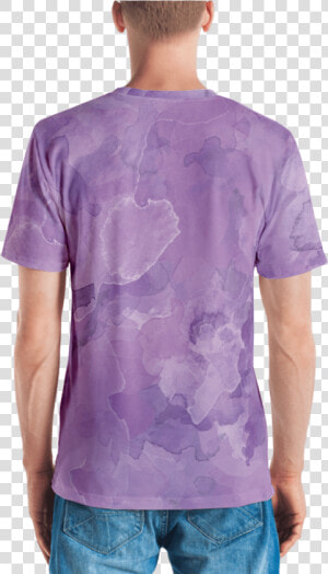 Wisteria Watercolor T Shirt T Shirt Zazuze   Lime Green Shirt With Royal Blue  HD Png Download