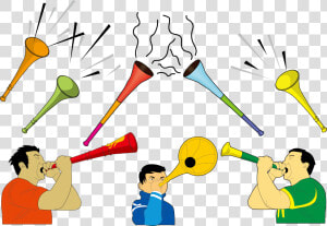 Trumpet Cartoon Megaphone   Terompet Ulang Tahun Png  Transparent Png