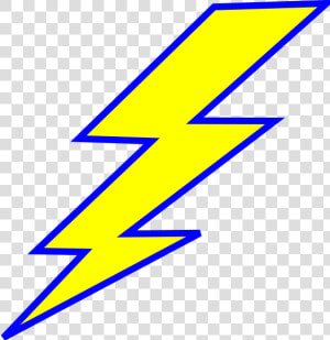 Lightening Clipart Electric Spark   Lightning Bolt Yellow And Blue  HD Png Download