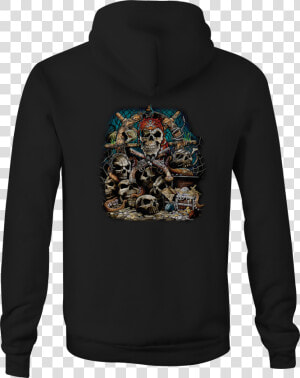 Zip Up Hoodie Barnacle Bill Pirate Treasure Gold Coins   Hoodie  HD Png Download