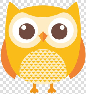 Yellow Owl Clipart Transparent Png   Cute Cartoon Owl Png  Png Download