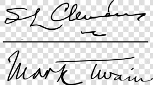 Transparent Signatures Mark   Mark Twain Signature  HD Png Download