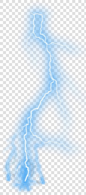 Lightning Blue Thunderstorm Clip Art   Transparent Blue Lightning Png  Png Download