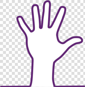 Hand Outline Small   Small Picture Of Hand  HD Png Download