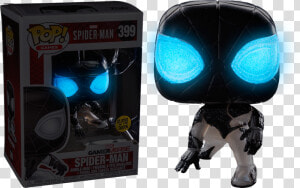 Marvel’s Spider Man Negative Spider Man Glow In The   All Spiderman Funko Pop  HD Png Download