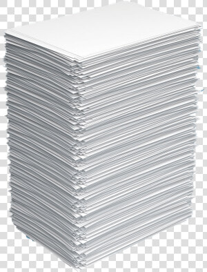 White Paper Stack   Papers Stacked Png  Transparent Png