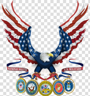 Illustration Of National Salute   Military Eagle Symbol Png  Transparent Png