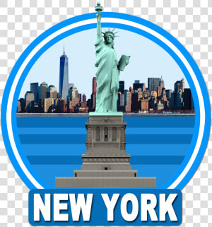 Statue Of Liberty In New York Png Image   Statue Of Liberty New York Logo  Transparent Png