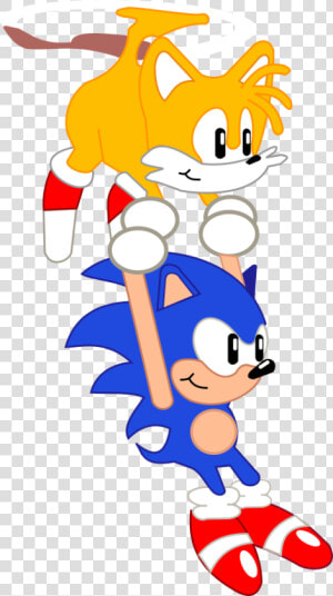 Sonic And Tails From Sonic 3 In Hd Clipart   Png Download   Tails Sonic 3  Transparent Png