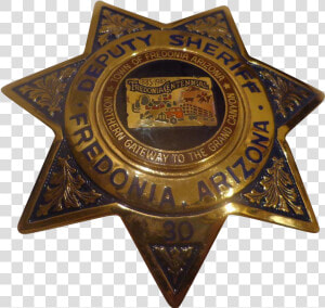 Rare Arizona Deputy Sheriff Badge Centennial Fredonia   Badge  HD Png Download