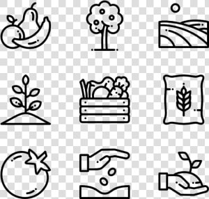 Clip Art Garden Icons Free Vector   Harvesting Icon  HD Png Download