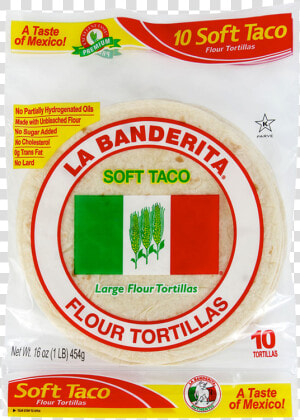 La Banderita Soft Taco Flour Tortillas  HD Png Download