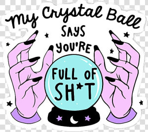  sticker  tumblr  cyristalball  witch  wicca  wiccan   Png Witch  Transparent Png