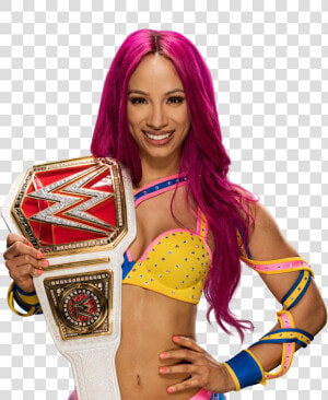 Sasha Banks Wwe Raw Women  39 s Champion  HD Png Download