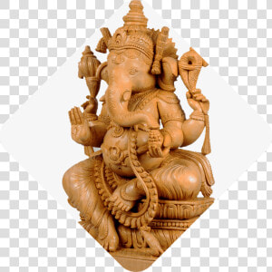 Ganesha Idol   Carving  HD Png Download