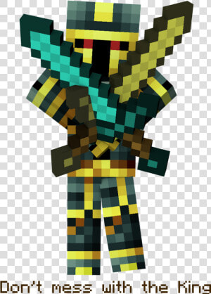 Minecraft Crossed Diamond Swords   Png Download   Diamond King In Minecraft  Transparent Png