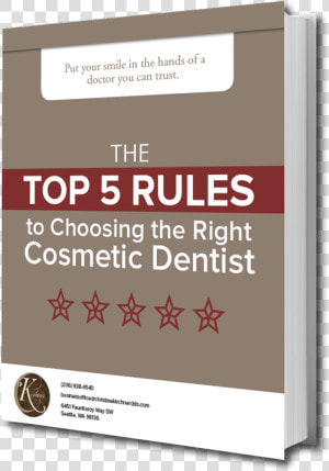 West Seattle Dental Center Cosmetic Dentistry Download   Book Cover  HD Png Download