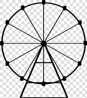 Ferris Wheel Svg Png Icon Free Download   Ferris Wheel Clipart Black And White  Transparent Png