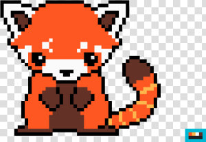 Red Panda By Reox320   8 Bit Red Panda  HD Png Download