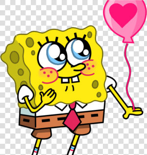 Spongebob Clipart Image Result For Its My Birthday   Spongebob Squarepants In Love  HD Png Download