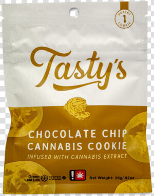 Tasty S Chocolate Chip Cannabis Cookie   Bucatini  HD Png Download