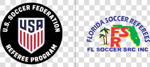 Us Soccer Federation Referee Logo  HD Png Download