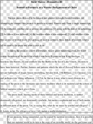 College Research Paper Examples  HD Png Download