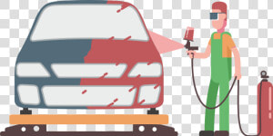 Transparent Auto Body Repair Clipart   Pintura De Auto Vector  HD Png Download