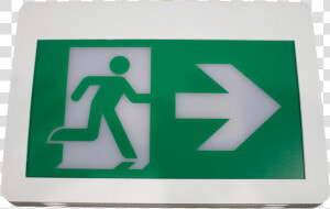 Premise Led Self Powered Running Man Exit Sign Plastic   Emergency Exit  HD Png Download