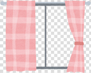 Transparent Stage Curtains Clipart   カーテン イラスト や  HD Png Download