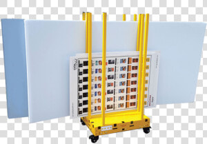 Bsd  Sawtrax Rack  amp  Roll Safety Dolly Cart With Locking   Machine  HD Png Download